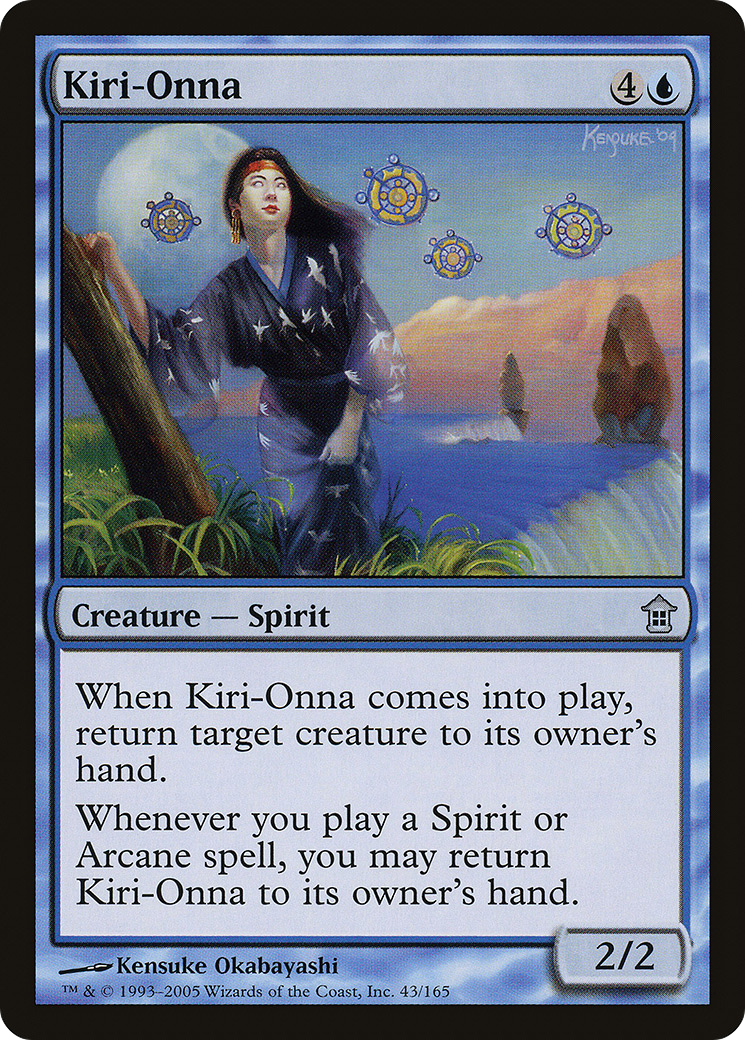 Kiri-Onna (043) Foil - Saviors of Kamigawa