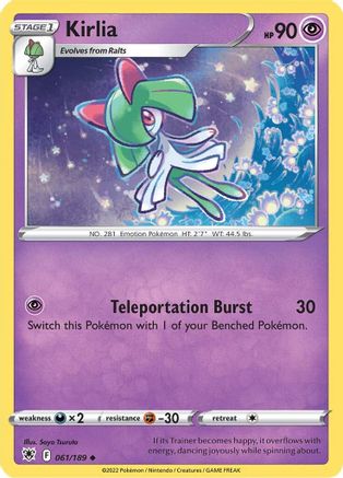 Kirlia (61) Reverse Holofoil - Astral Radiance