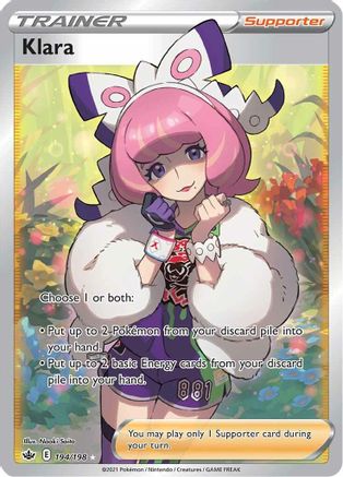 Klara (Full Art) (194) Holofoil - Chilling Reign