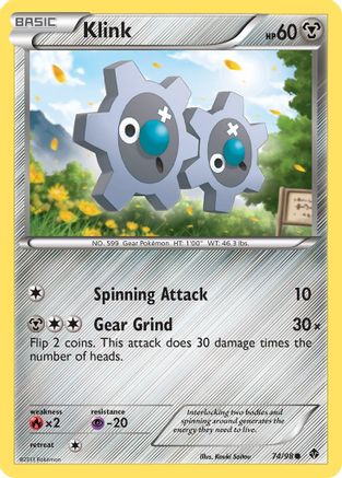 Klink (74) Reverse Holofoil - Emerging Powers