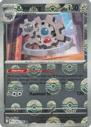 Klinklang (Poke Ball Pattern) (63) Reverse Holofoil - Black Bolt