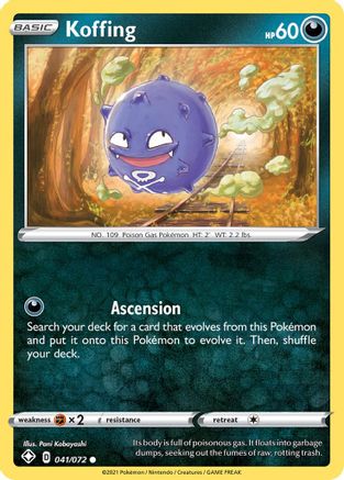 Koffing (41) Reverse Holofoil - Shining Fates