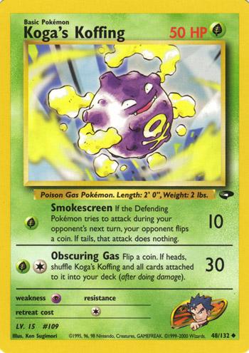 Koga's Koffing (48) (Unlimited) - Gym Challenge