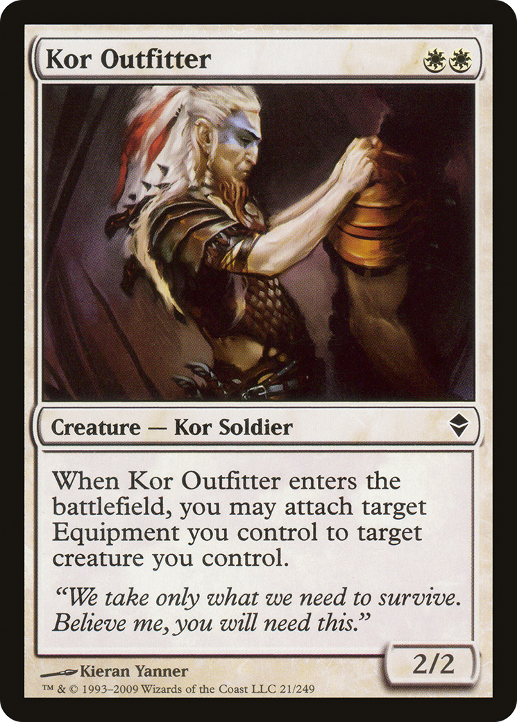 Kor Outfitter (021) - Zendikar Foil