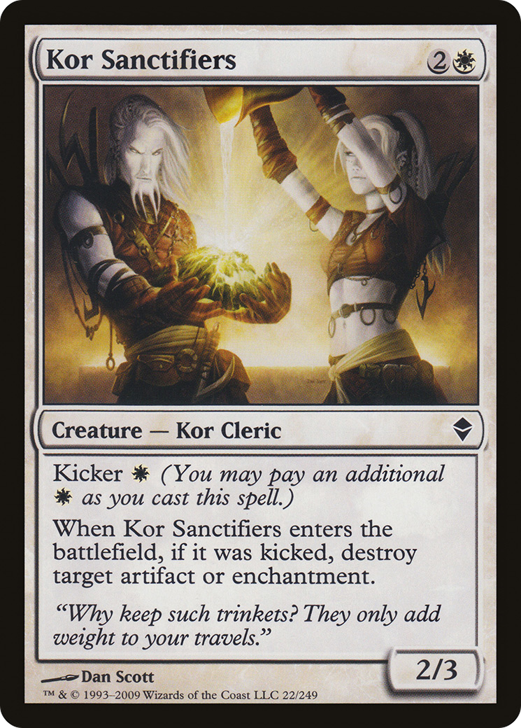 Kor Sanctifiers (022) - Zendikar Foil