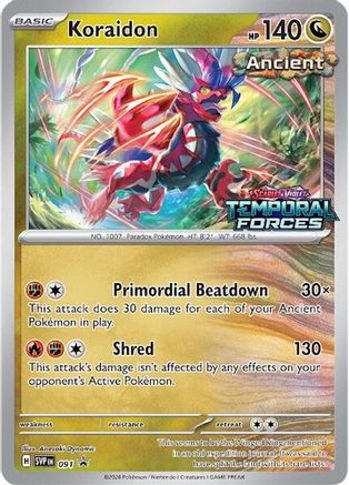 Koraidon (Prerelease) (91) Holofoil - Black Star Promos