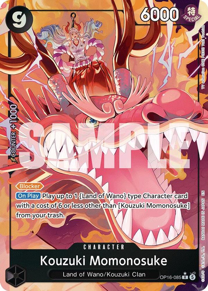 Kouzuki Momonosuke (Alternate Art) (OP16-085) Foil