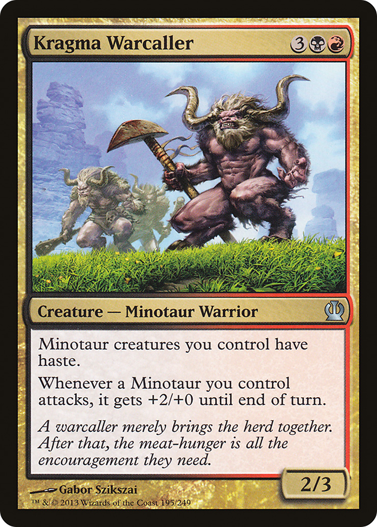 Kragma Warcaller (195) Foil - Theros
