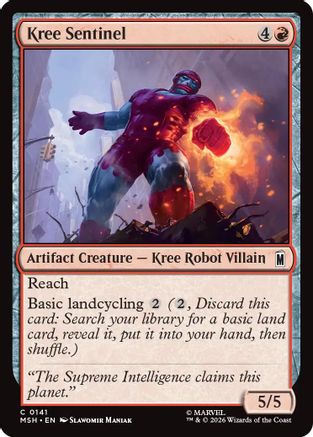 Kree Sentinel (141) Foil - Marvel Super Heroes
