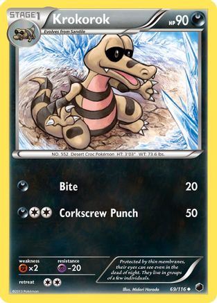 Krokorok (69) Reverse Holofoil - Plasma Freeze