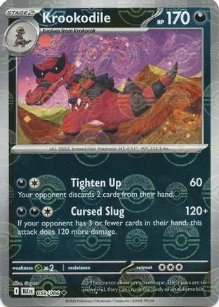 Krookodile (Poke Ball Pattern) (59) Reverse Holofoil - Black Bolt