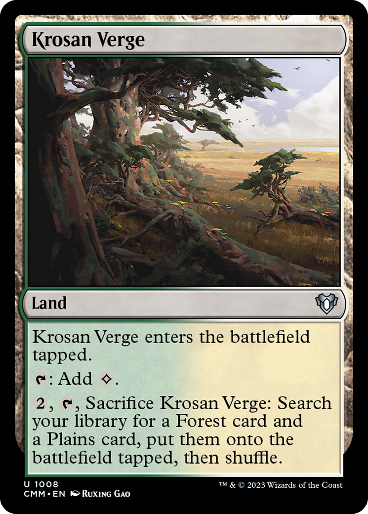 Krosan Verge (1008) - Commander Masters