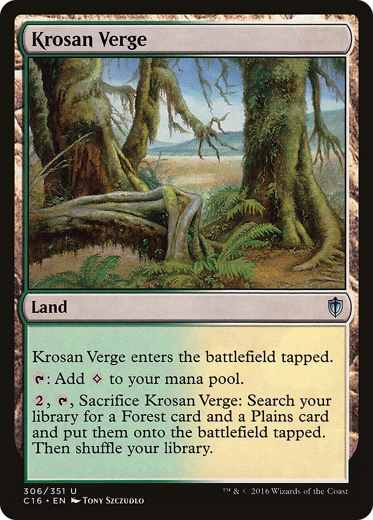 Krosan Verge (306) - Commander 2016