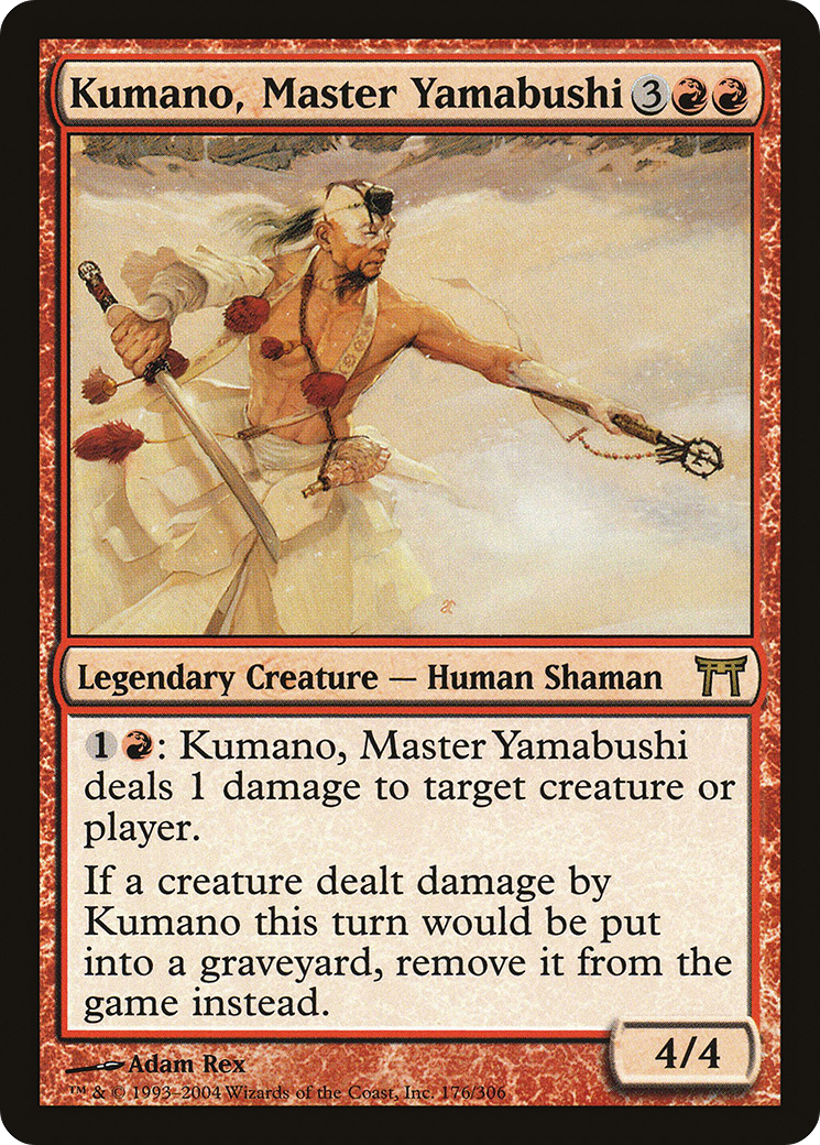 Kumano, Master Yamabushi (176) Foil - Champions of Kamigawa