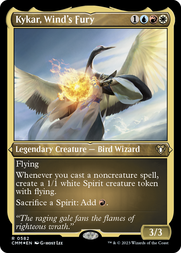 Kykar, Wind's Fury (582) Etched Foil - Commander Masters
