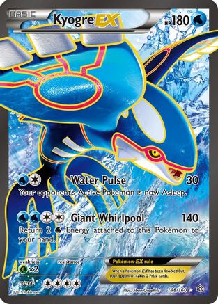 Kyogre EX (Full Art) (148) Holofoil - Primal Clash