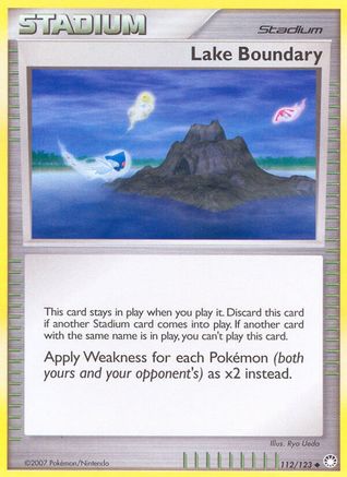 Lake Boundary (112) Reverse Holofoil - Mysterious Treasures