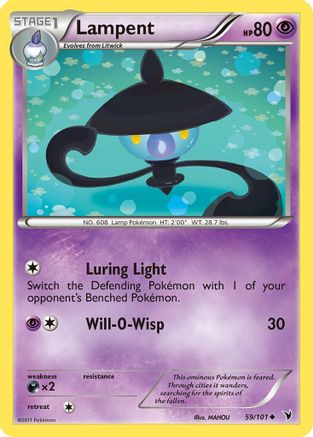Lampent (59) Reverse Holofoil - Noble Victories
