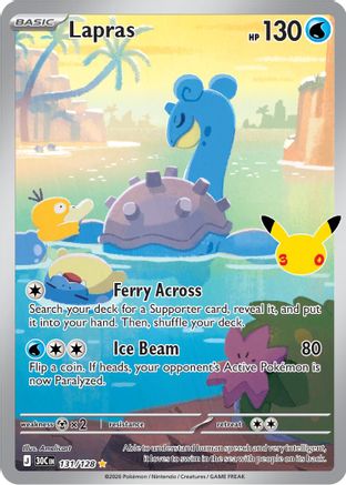 Lapras (131) Holofoil - 30th Celebration