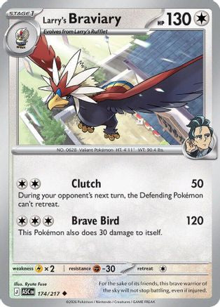 Larry's Braviary (174) Reverse Holofoil - Ascended Heroes