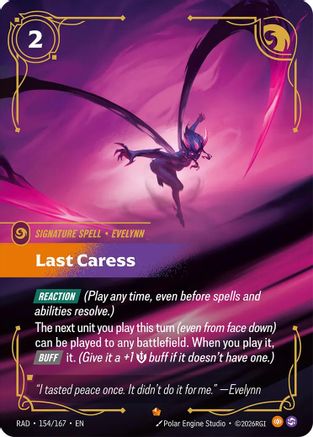 Last Caress (154) Foil - Radiance