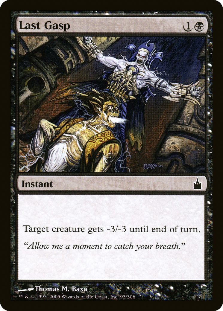 Last Gasp (093) Foil - Ravnica: City of Guilds