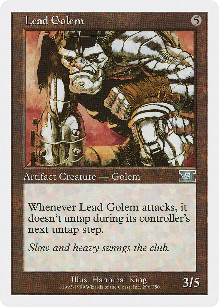 Lead Golem (296) - Classic Sixth Edition