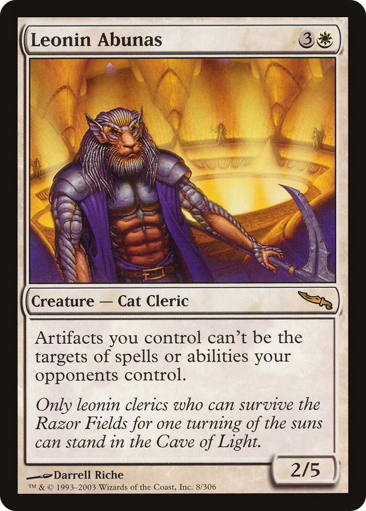Leonin Abunas (008) Foil - Mirrodin