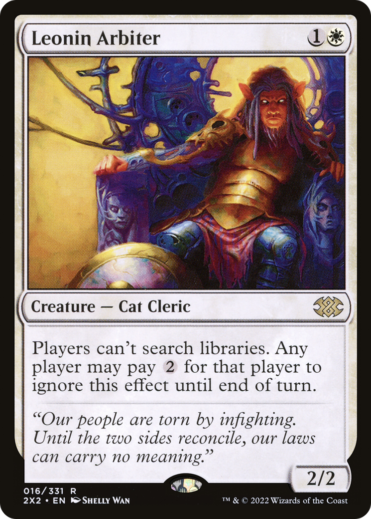 Leonin Arbiter (016) Foil - Double Masters 2022