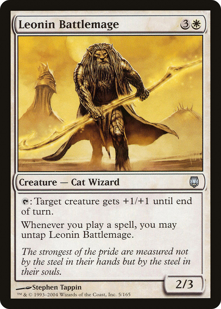 Leonin Battlemage (005) Foil - Darksteel