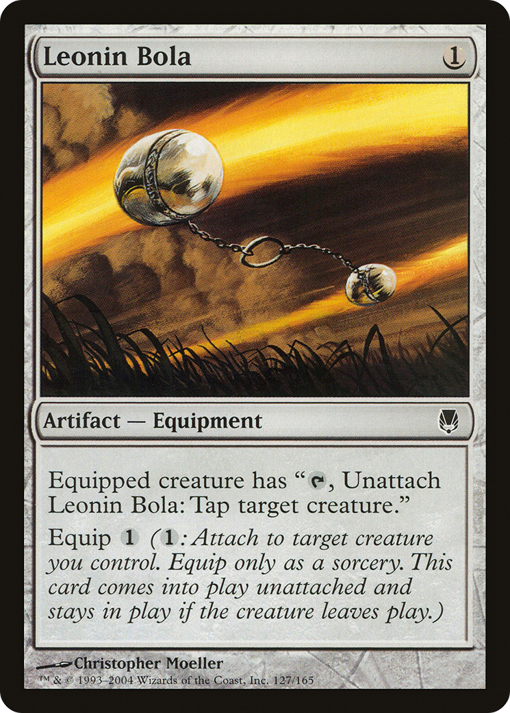 Leonin Bola (127) Foil - Darksteel