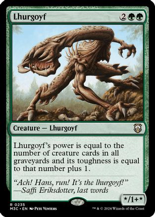 Lhurgoyf (235) Ripple Foil - Commander: Modern Horizons 3