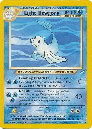 Light Dewgong (45) (Unlimited) - Neo Destiny