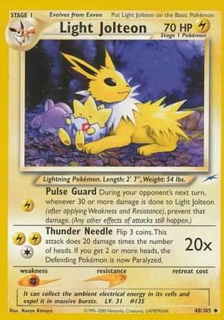 Light Jolteon (48) (Unlimited) - Neo Destiny
