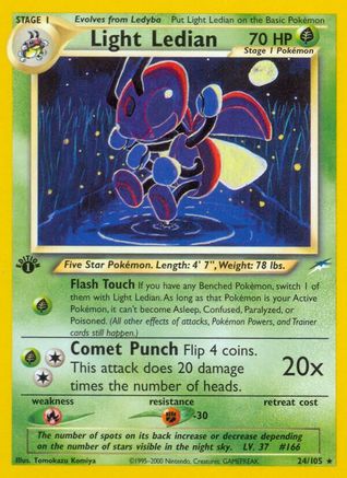 Light Ledian (24) (1st Edition) - Neo Destiny