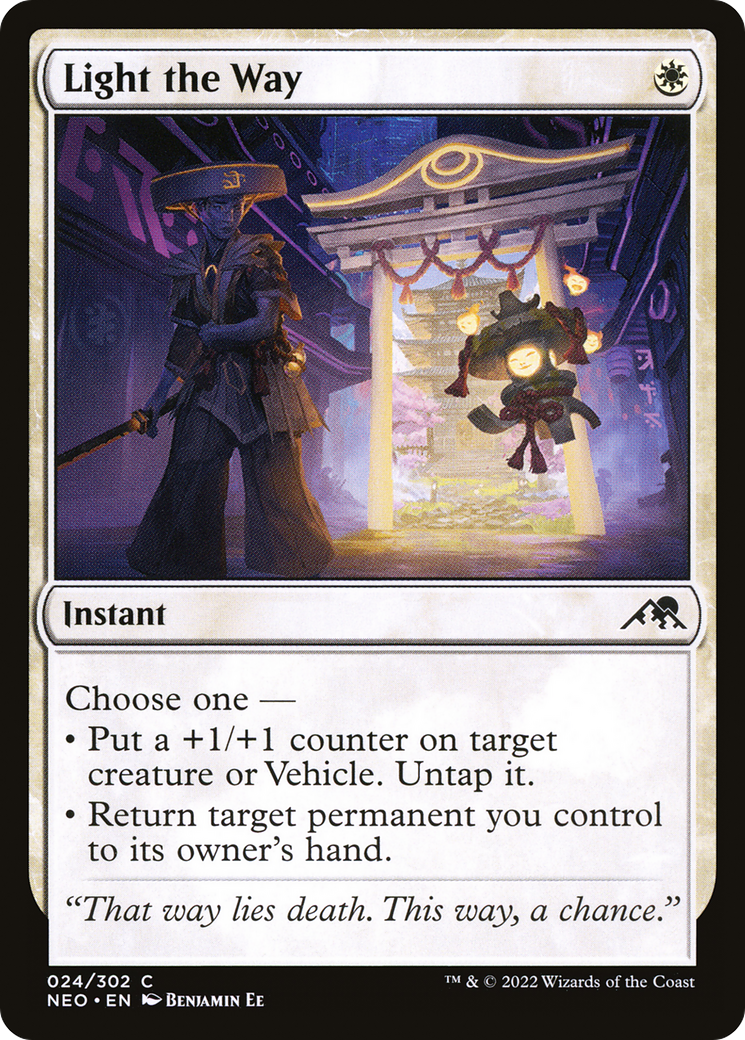 Light the Way (024) - Kamigawa: Neon Dynasty Foil