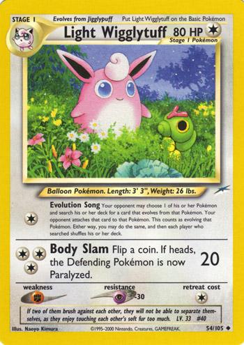 Light Wigglytuff (54) (Unlimited) - Neo Destiny