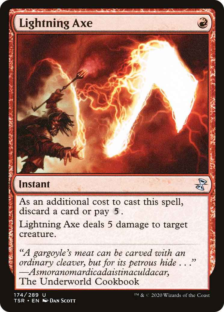 Lightning Axe (174) - Time Spiral Remastered Foil