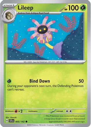 Lileep (5) Reverse Holofoil - Stellar Crown