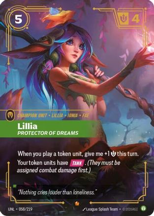 Lillia – Protector of Dreams (058) Foil - Unleashed