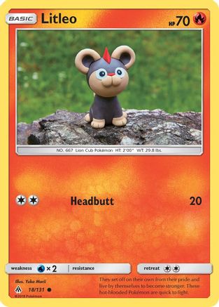 Litleo (18) Reverse Holofoil - Forbidden Light