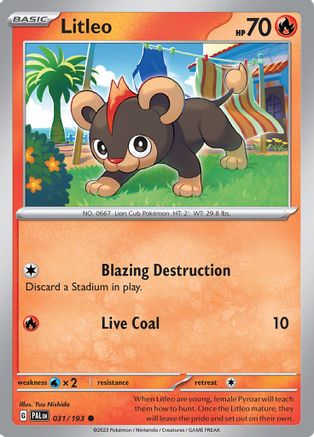 Litleo (31) - Paldea Evolved