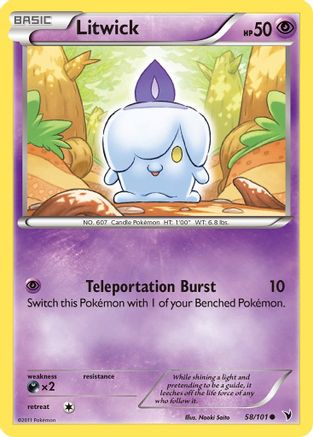 Litwick (58) Reverse Holofoil - Noble Victories