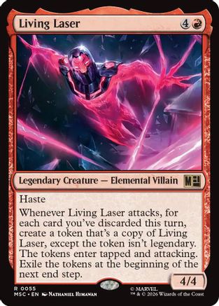 Living Laser (055) - Commander: Marvel Super Heroes