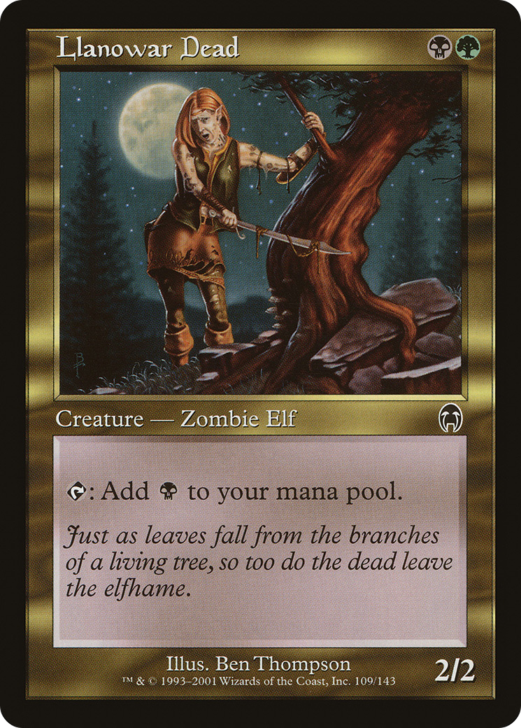 Llanowar Dead (109) Foil - Apocalypse