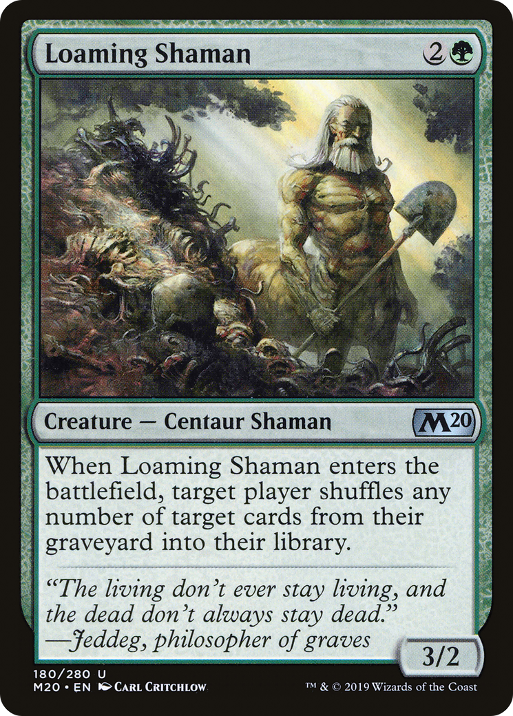 Loaming Shaman (180) - Core Set 2020 Foil