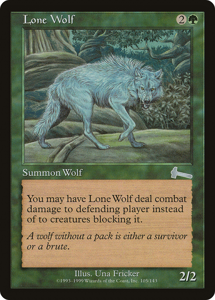 Lone Wolf (105) Foil - Urza's Legacy