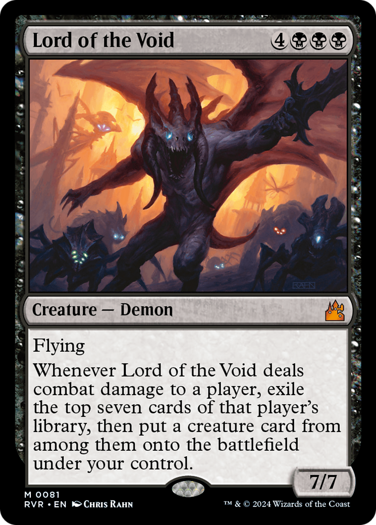 Lord of the Void (081) Foil - Ravnica Remastered