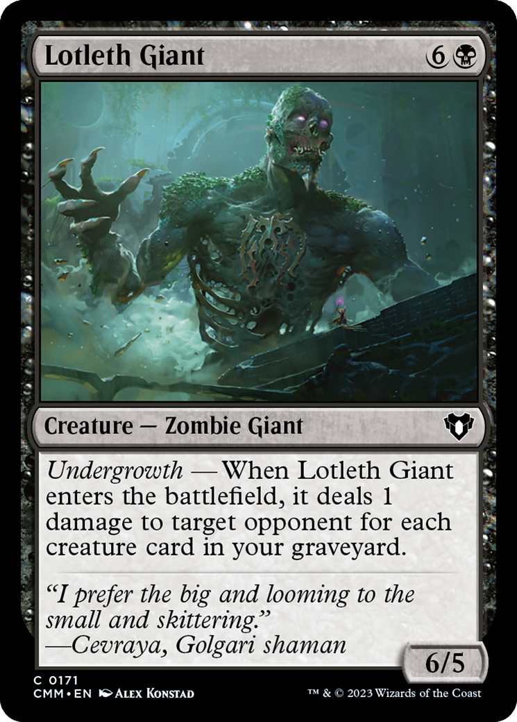 Lotleth Giant (171) - Commander Masters