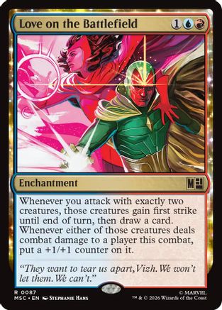 Love on the Battlefield (087) Surge Foil - Commander: Marvel Super Heroes